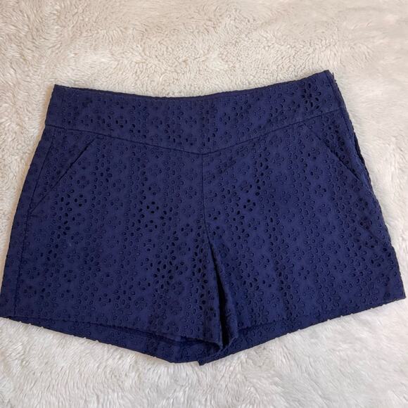 NEW LILLY PULITZER Makenna EYELET navy 4 - Picture 4 of 8